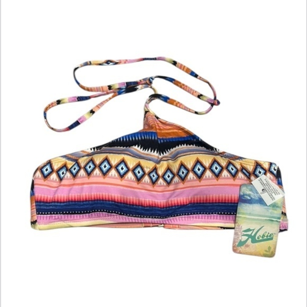 Hobie halter top style bikini top size Large